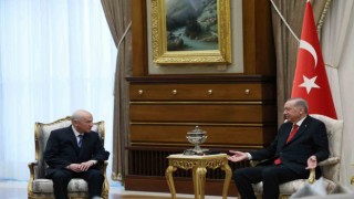 Cumhurbaşkanı Erdoğan, MHP Lideri Bahçeli ile görüştü