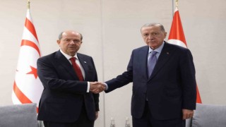 Cumhurbaşkanı Erdoğan ve KKTC Cumhurbaşkanı Tatar ile görüştü