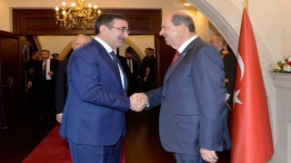 Cumhurbaşkanı Yardımcısı Yılmaz, KKTC Cumhurbaşkanı Tatar ile bir araya geldi