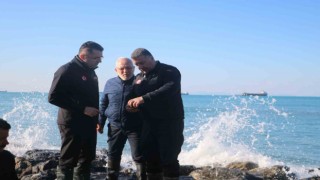 Denizle karanın birleştiği İskenderunda saatte 4 bin ton su tahliye edilecek