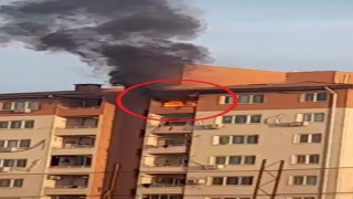 Diyarbakırda askeri lojmanda yangın