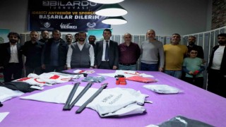 Diyarbakırda sporculara malzeme desteği