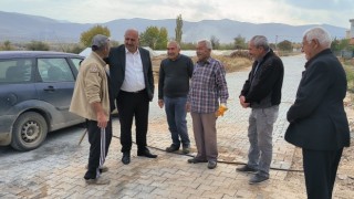 Doğanşehir Belediyesi kilitli parke taşı çalışmalarına devam ediyor