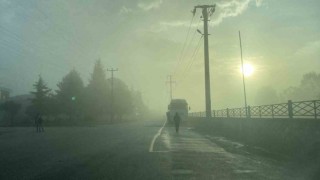 Düzce güne sisli uyandı