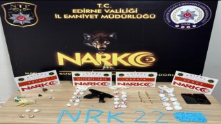 Edirne emniyetinden uyuşturucu operasyonu: 2 şüpheliye gözaltı