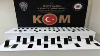 Elazığda 55 adet kaçak telefon ele geçirildi: 2 gözaltı