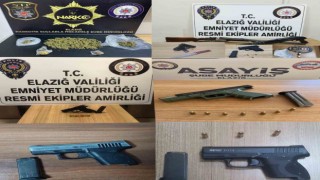 Elazığda huzur ve güven uygulaması: 2 bin 314 şahıs denetlendi