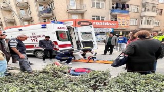 Elazığda motosiklet devrildi, sürücü yaralandı