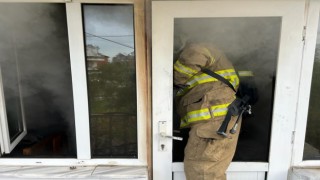 Erdekte elektrik kontağı 2 farklı yerde yangına sebep oldu
