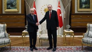 Erdoğan-Bahçeli Beştepe'de Görüştü