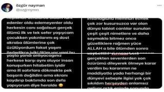 Eşini ve çocuklarını öldürmeden önce sosyal medya hesabından intihar notu paylaşmış