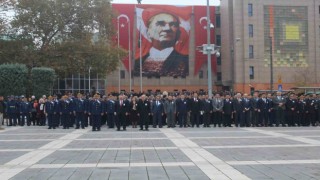 Eskişehirde 10 Kasım Atatürkü anma töreni