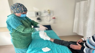 Eskişehirde yara bakım üniteleri özveri ile çalışıyor