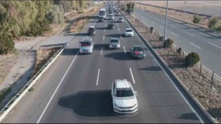 Filistin için özgürlük konvoyu Kayseriden İncirlike hareket etti
