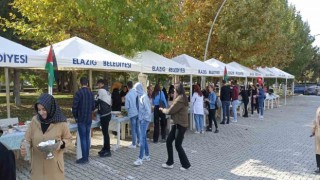 Fırat Üniversitesi Kadın Kollarından Filistine yardım etkinliği