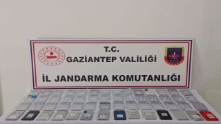 Gaziantepte 1 milyon lira değerinde kaçak telefon ele geçirildi