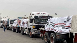 Gazze Şeridine 200 yardım tırı geçti