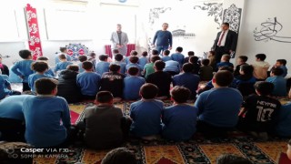 Gedizde öğrenciler Filistinde şehit olan Müslümanla için gıyabi cenaze namazı kıldı