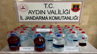 Germencikte 155 litre etil alkol ele geçirildi