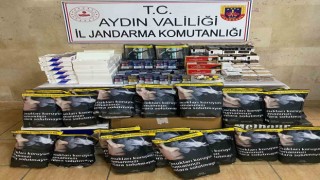 Germencikte kaçak sigara baskını: 2 gözaltı
