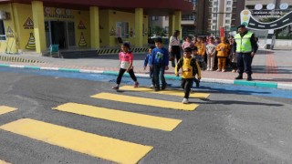 Haliliyede çocuk trafik eğitim parkı ile bilinçli nesil yetişiyor