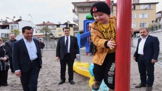 Harmancık ilçesinin ilk parkı Osmangazi Belediyesinden