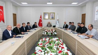 İl özel idaresi haftalık değerlendirme toplantısı yapıldı