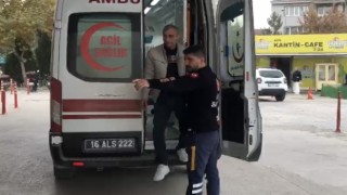 İnegölde özel halk otobüsleri çarpıştı: 3 yaralı