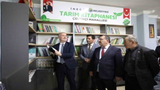 İnegölün 2. tarım kütüphanesi açıldı