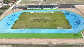 İpekyolunda 8 kulvarlı atletizm pisti hizmete açıldı