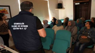 İşaret diliyle deprem eğitimi