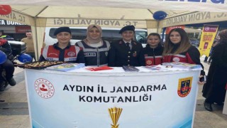 Jandarma ekipleri kadına şiddete karşı bilgilendirdi