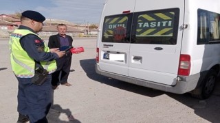 Jandarma tarafından 42 okul servisi kontrol edildi