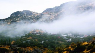 Kahramanmaraşta sis kartpostallık görüntü oluşturdu