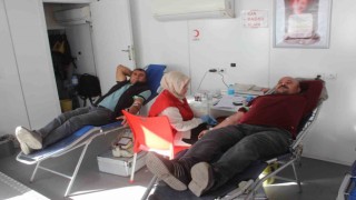 Karapınarda kan bağışı kampanyası düzenlendi