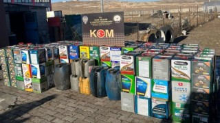 Karsta 5 ton kaçak akaryakıt ele geçirildi