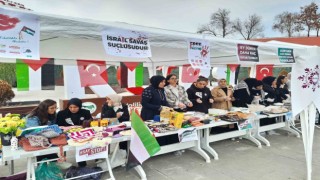 Karsta Filistine destek çarşısı açıldı