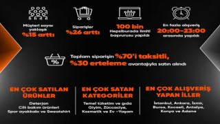 Kasım kampanyasında ilk 5 günde en çok deterjan satıldı