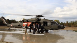 Kastamonuda helikopter destekli trafik denetimi gerçekleştirildi
