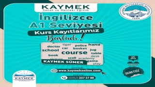 KAYMEK, İngilizce A1 seviyesi 2. Grup kurs kayıtlarını başlattı