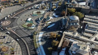 Kayseriye mevsimin ilk karı yağdı