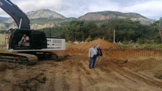 Kemer Göynük Mahalesi Kapalı Pazar yeri inşaatı başladı