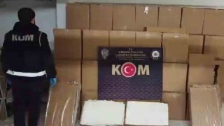 Kırıkkalede 1 milyon 267 bin makaron ele geçirildi