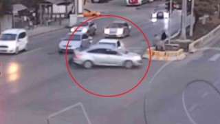 Kırıkkalede trafik kameraları kamerada: Sürücülerin dikkatsizliği pes dedirtti