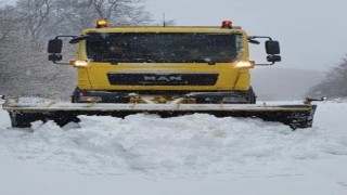 Kırklarelide kardan kapanan köy yolları açıldı