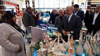 Konyada TRSM danışanlarının “Ruhumun Işığı Sönmesin” sergisi açıldı