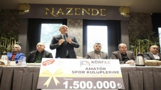 Körfezde amatör spor kulüplerine 1,5 milyon TLlik destek