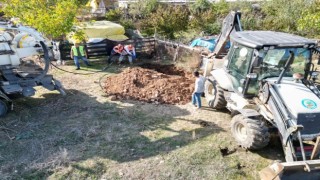 Köylerde kanalizasyon bakım ve onarım çalışmaları devam ediyor