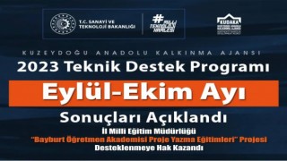 KUDAKAdan Bayburt Öğretmen Akademisi Proje Yazma Eğitimleri projesine destek