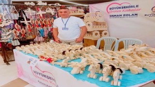 Kullanılmış paletler çocuklar için oyuncağa dönüştü